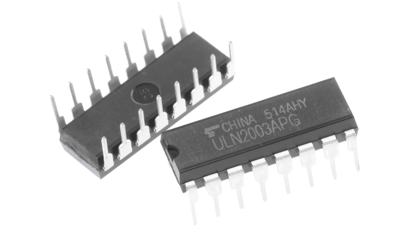 ULN2003APG | Toshiba NPN ダーリントントランジスタアレイ, 50 V, 500 mA, 16-Pin PDIP | RS