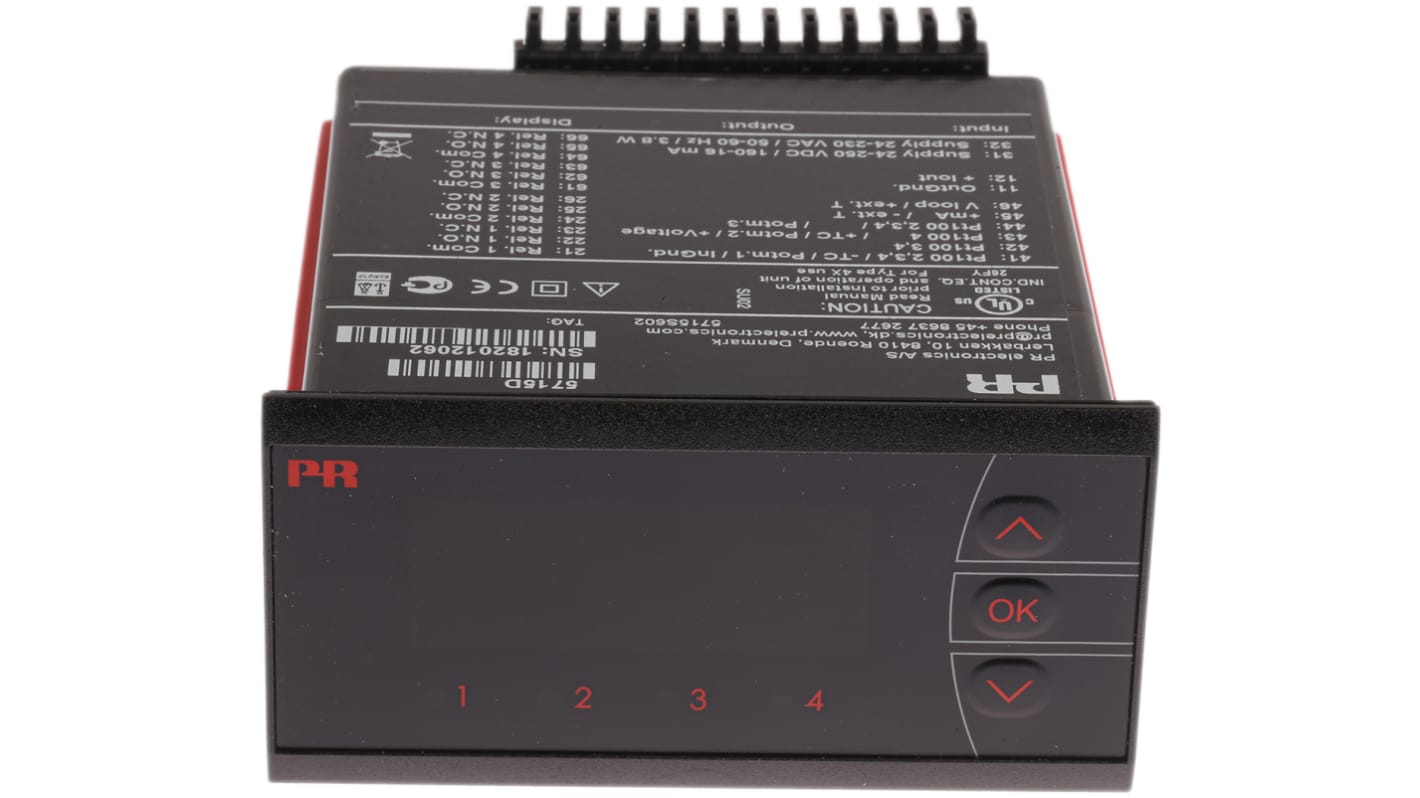 PR Electronics LED Procesindikator for Current, Frequency, Speed, Temp. m.m., 44,5 x 91,5 mm