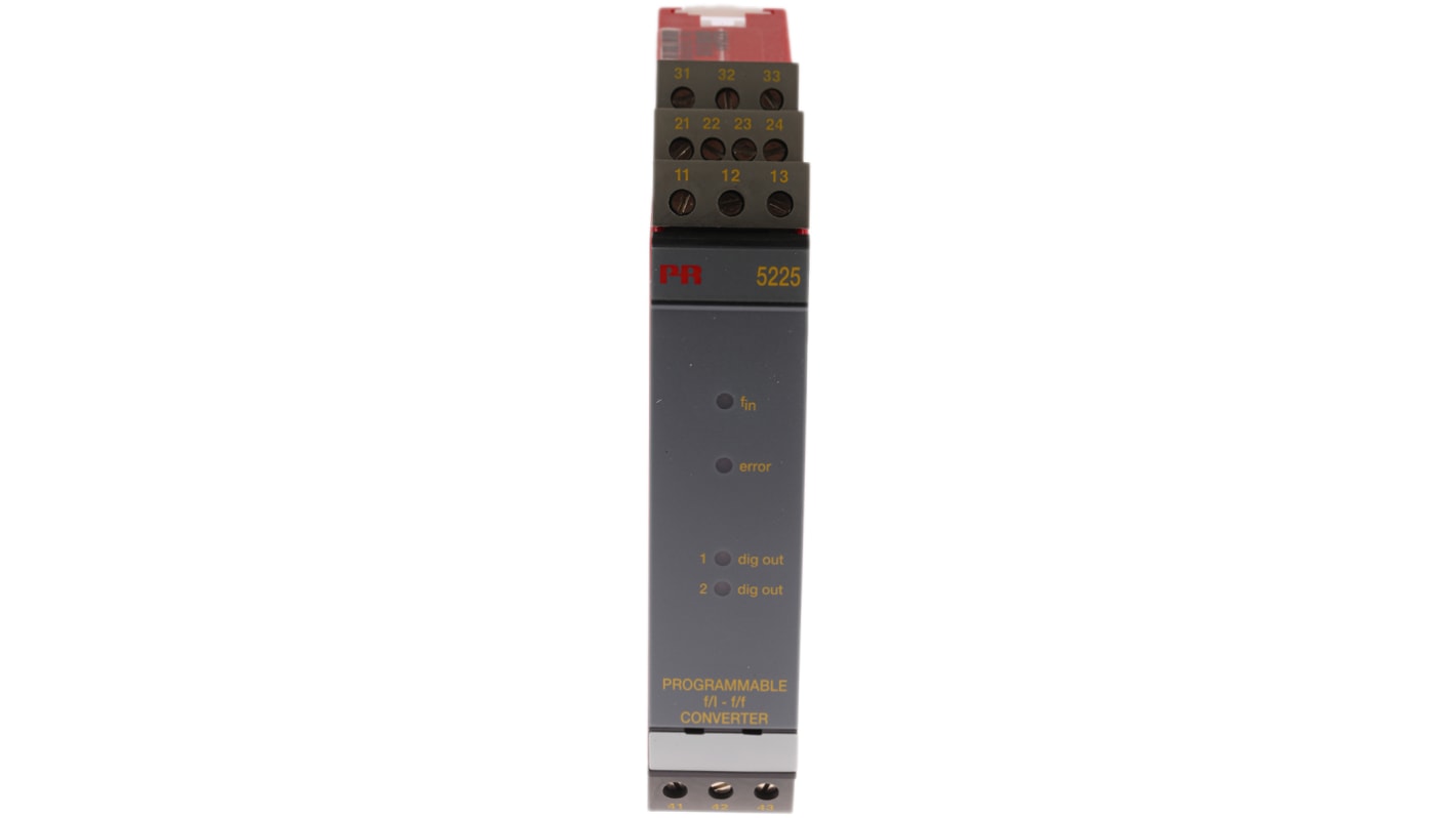 PR Electronics MTL5000 Signalwandler, Frequenzwandler 19.2 → 28.8V dc, Frequenz 0 → 20kHz EIN / Strom,