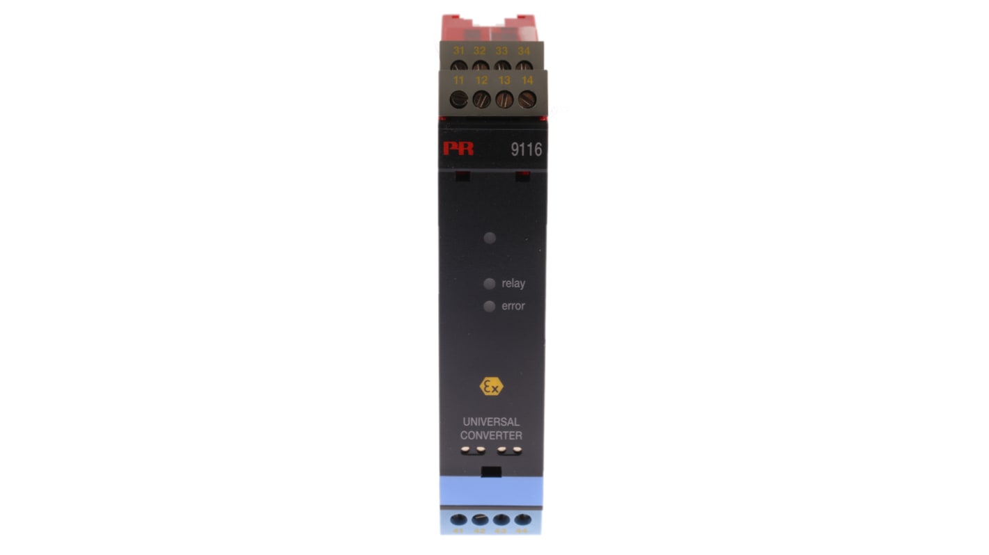 PR Electronics 9100 Universal Messumformer, Universeller Signalwandler 19.2 → 31.2V dc, Universell / Strom,