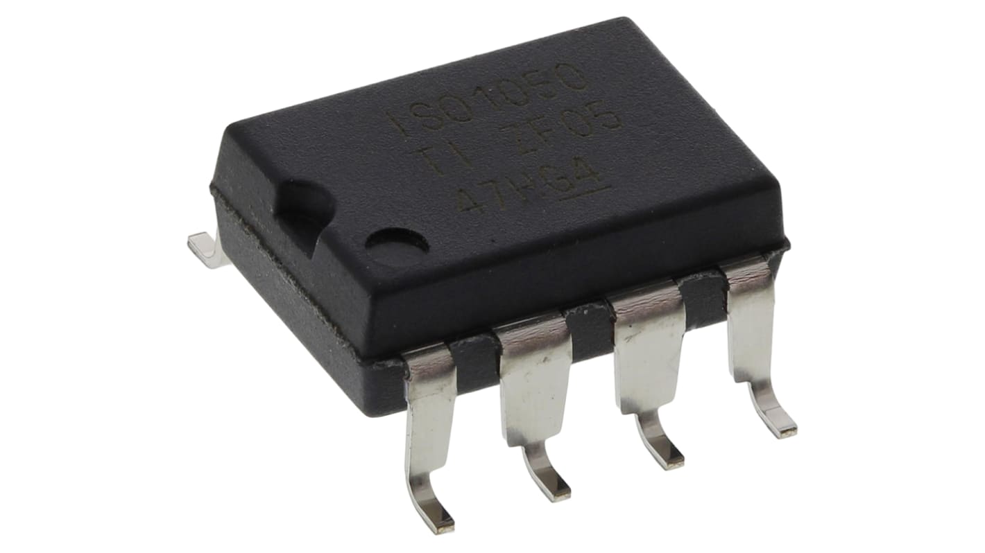 Ricetrasmettitore CAN ISO1050DUB, 1MBPS, standard ISO 11898-2, SOIC 8 Pin