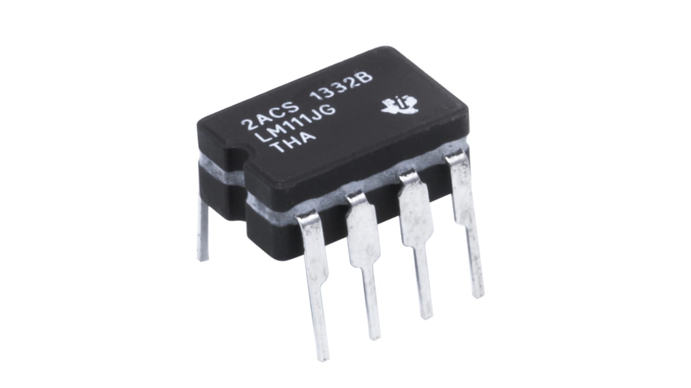 Texas Instruments コンパレータ, 5 V, オープンコレクター, オープンドレイン出力 スルーホール, 8-Pin CDIP