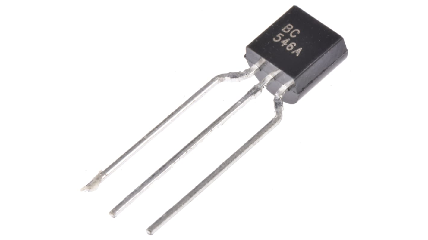 Taiwan Semiconductor BC546A A1 THT, NPN Transistor 65 V / 100 mA, TO-92 3-Pin
