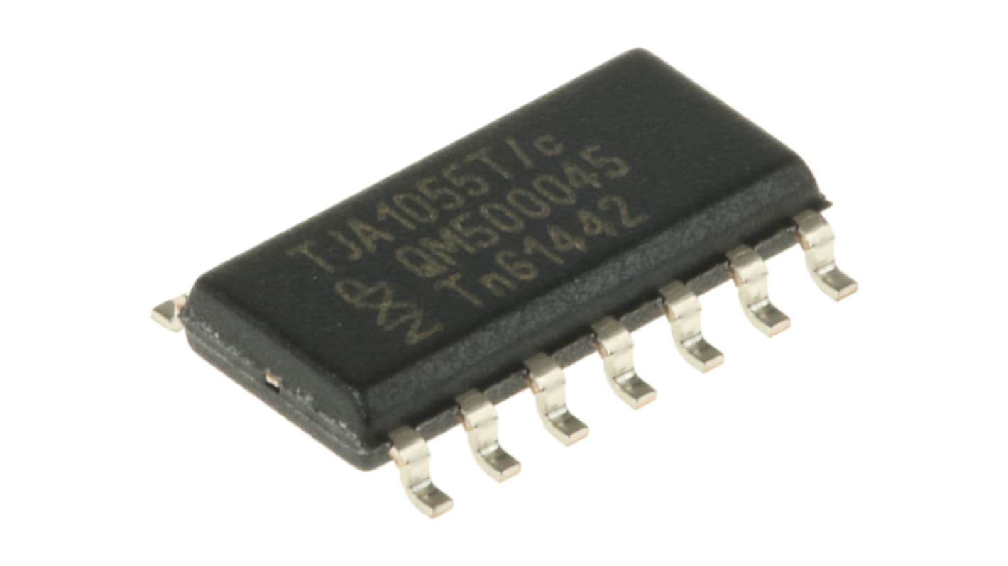 NXP TJA1055T/C,512, CAN Transceiver 125kbps 1-Channel, 14-Pin SOIC