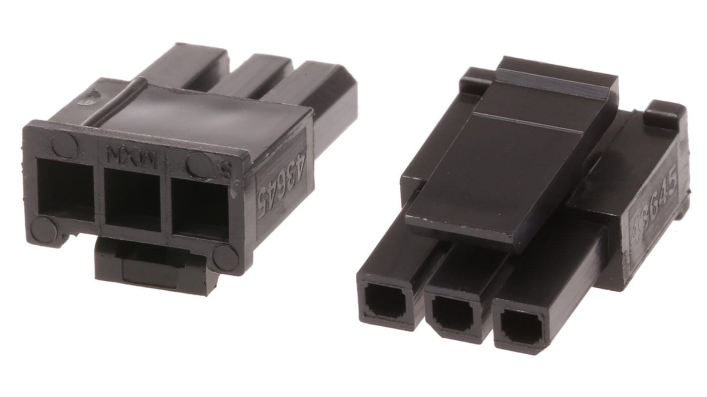 Molex コネクタハウジング 3極 ピッチ：3mm 1列 43645-0308