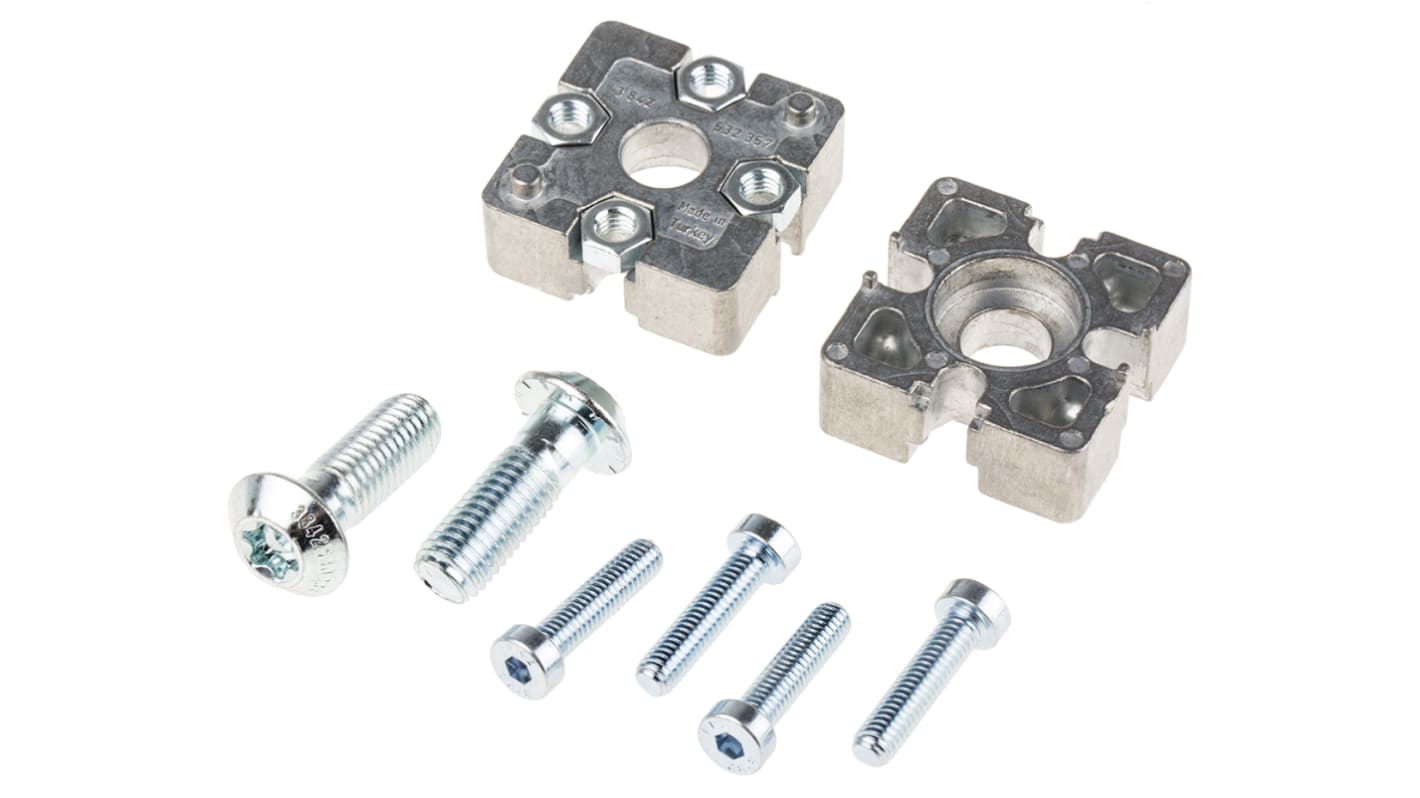 Componente de conexión Bosch Rexroth 3842532196, 25 mm, 30 mm, M6, S12, para ranura de 10mm