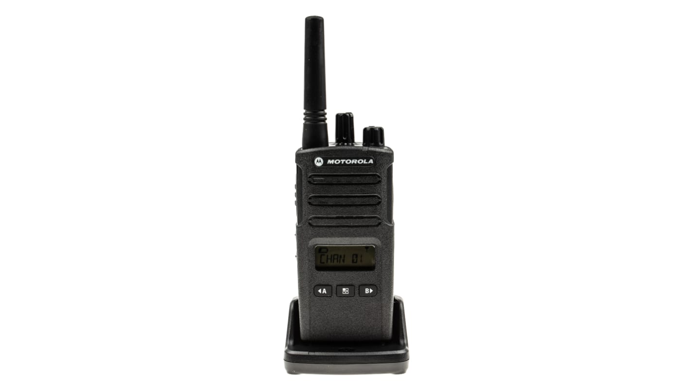 Walkie Talkies Motorola RMP0166BDLAA, 8 canales, , Display LCD, 446MHZ