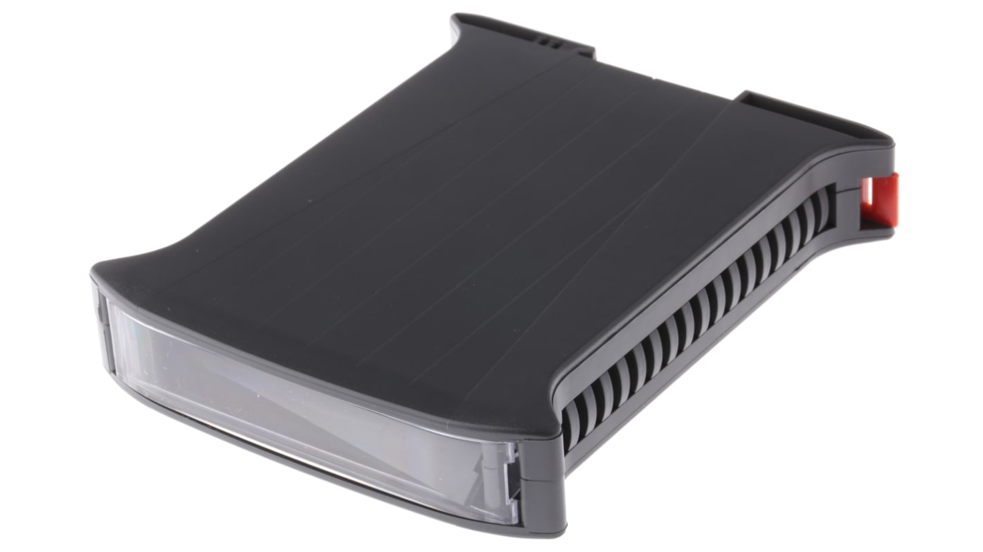 Caja para carril DIN Italtronic serie Railbox, de ABS; policarbonato de color Negro, 101 x 22.5 x 120mm