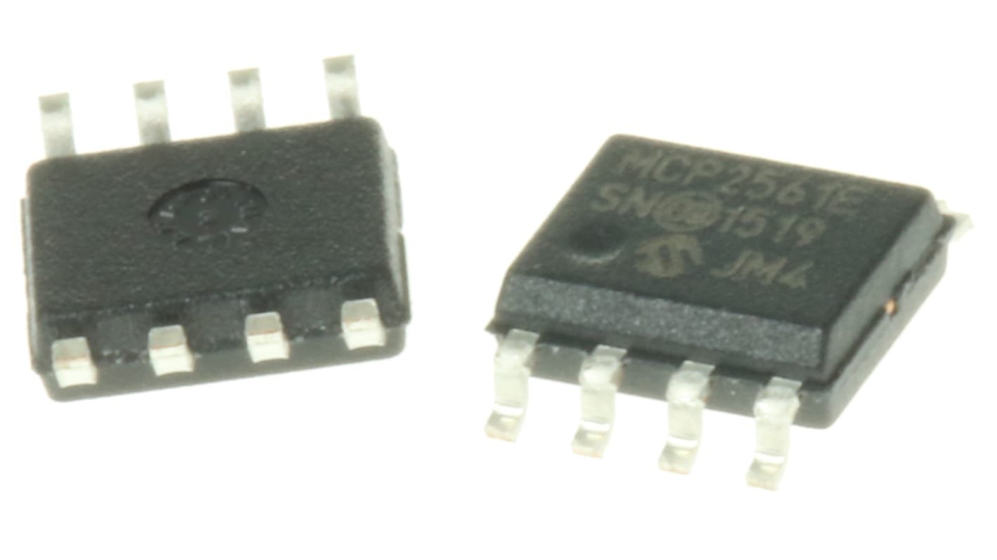 Ricetrasmettitore CAN MCP2561-E/SN, 1MBPS, standard IEC 61000-4-2, SOIC 8 Pin