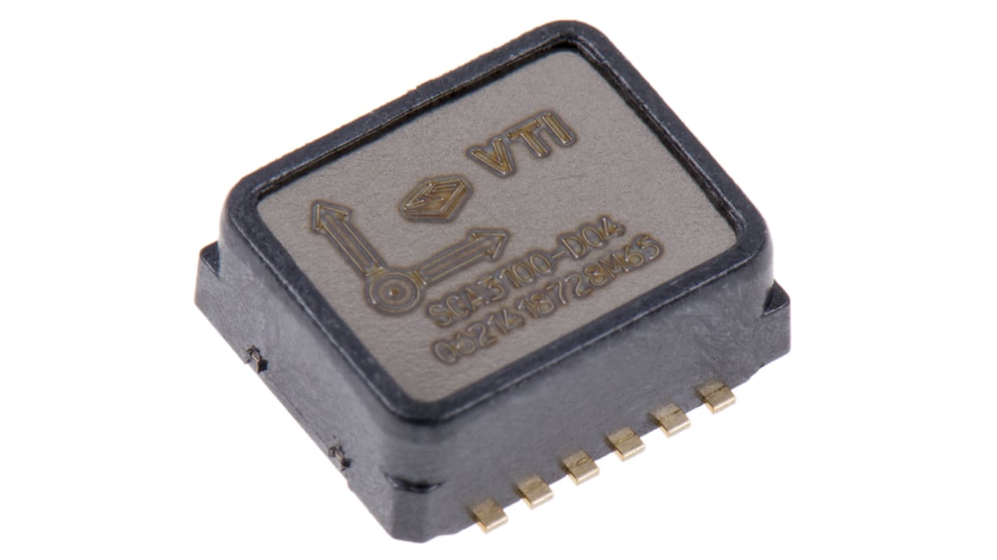 Sensor, SCA3100-D04-004, 3 ejes, SPI SMD 12 pines Acelerómetro