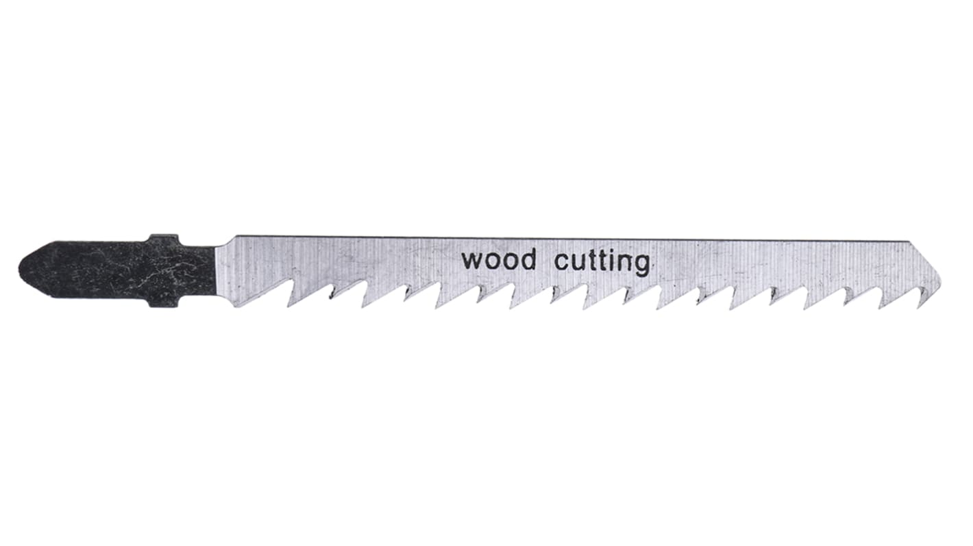 RS PRO, 6 Teeth Per Inch 75mm Cutting Length Jigsaw Blade, Pack of 5