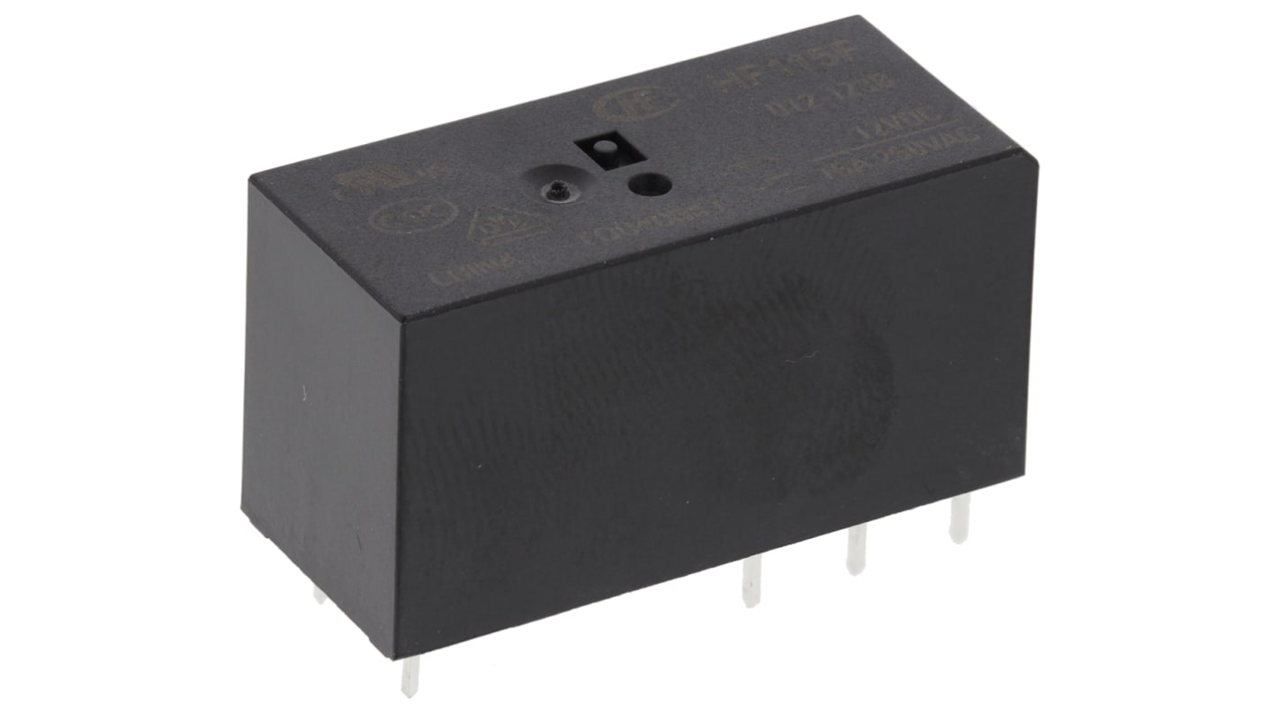 RS PRO PCB Mount Power Relay, 12V dc Coil, 16A Switching Current, SPDT