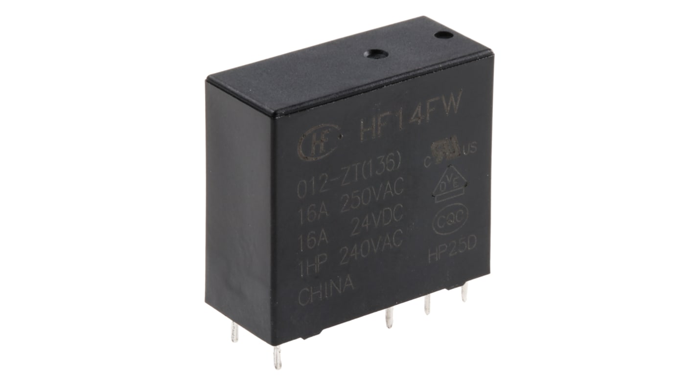 RS PRO PCB Mount Power Relay, 12V dc Coil, 20A Switching Current, SPDT RS