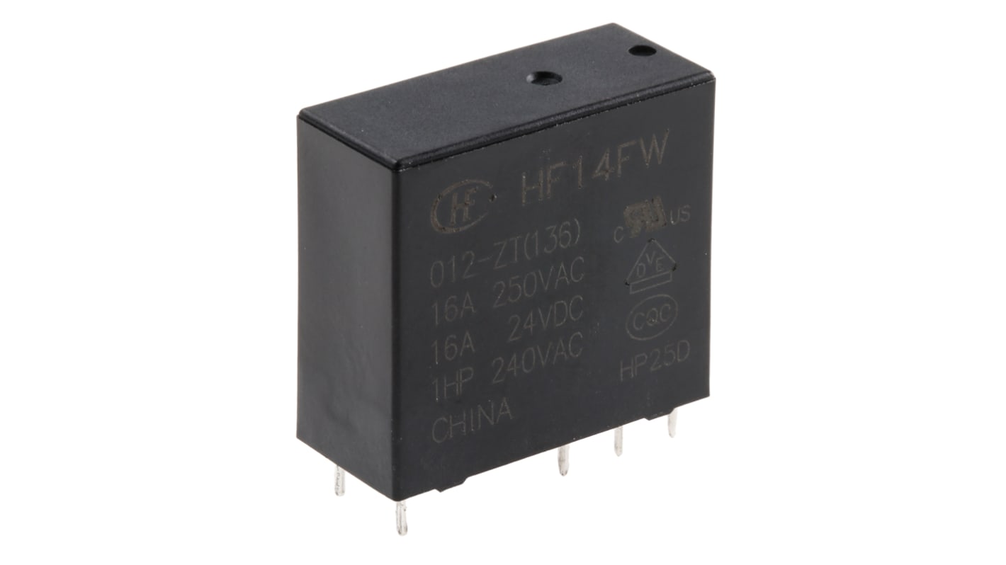 RS PRO PCB Mount Power Relay, 12V dc Coil, 20A Switching Current, SPDT