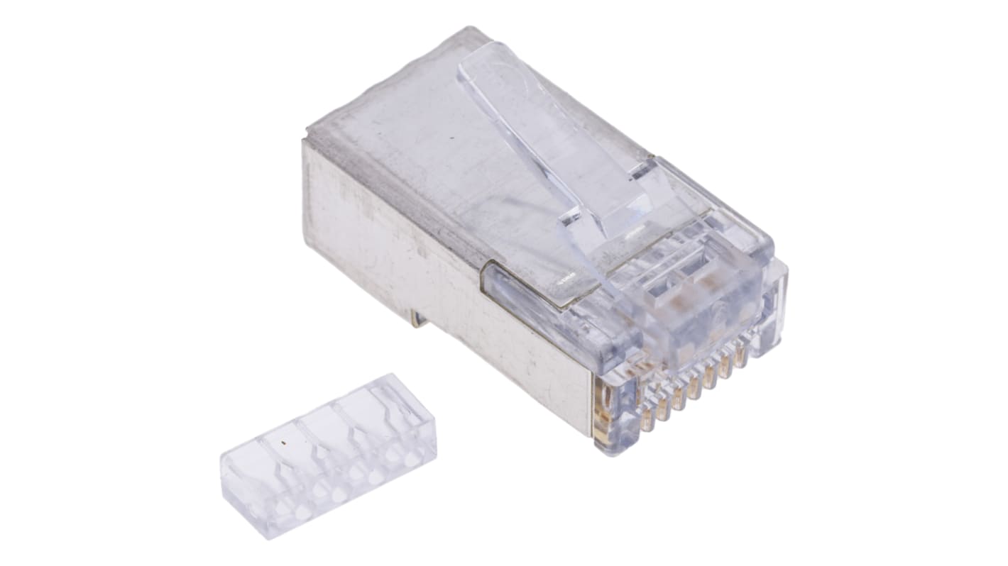 Connecteur RJ45 cat 6 Molex série 44915 Mâle, Blindé Montage sur câble, 1 x 1 ports