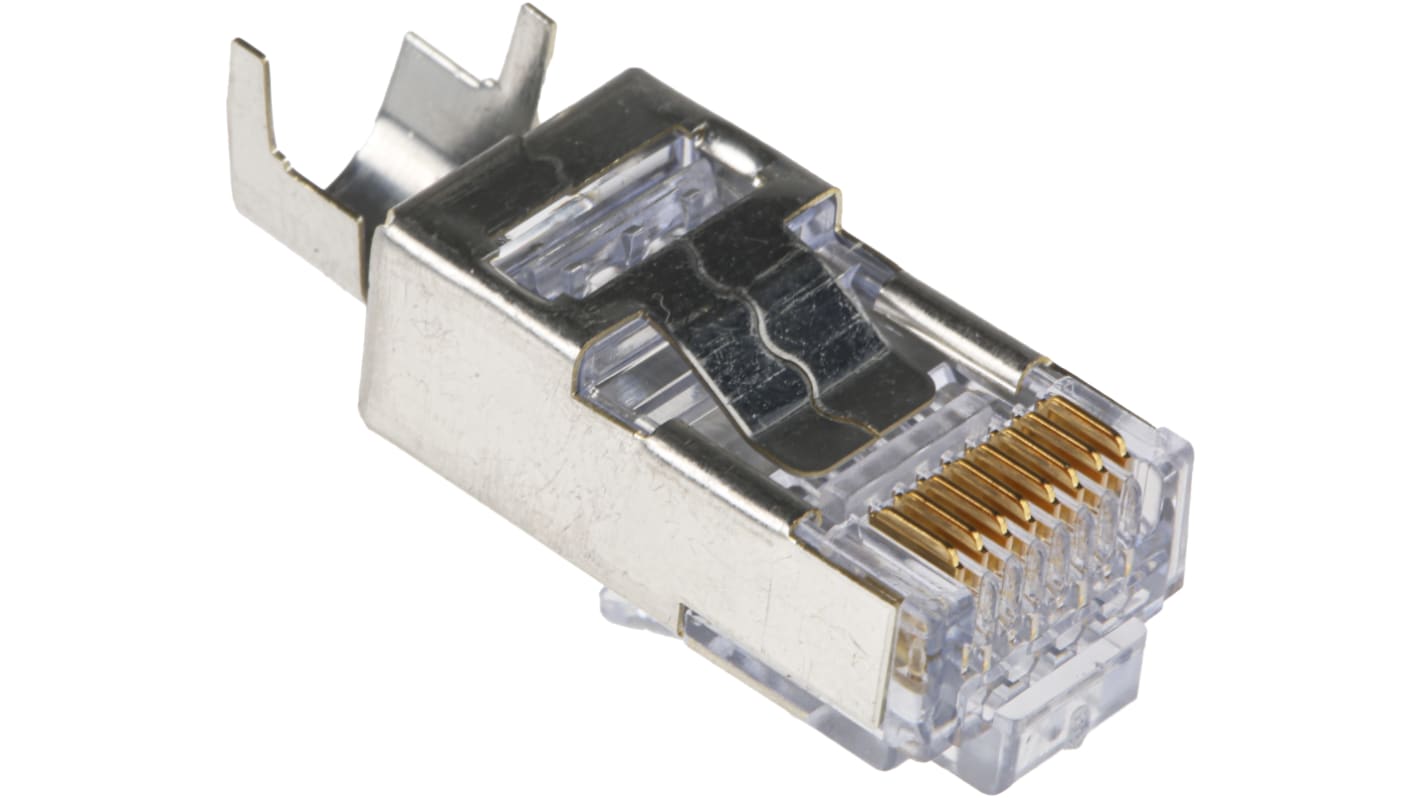 Molex 44915 Series Male RJ45 Connector, Cable Mount, Cat6