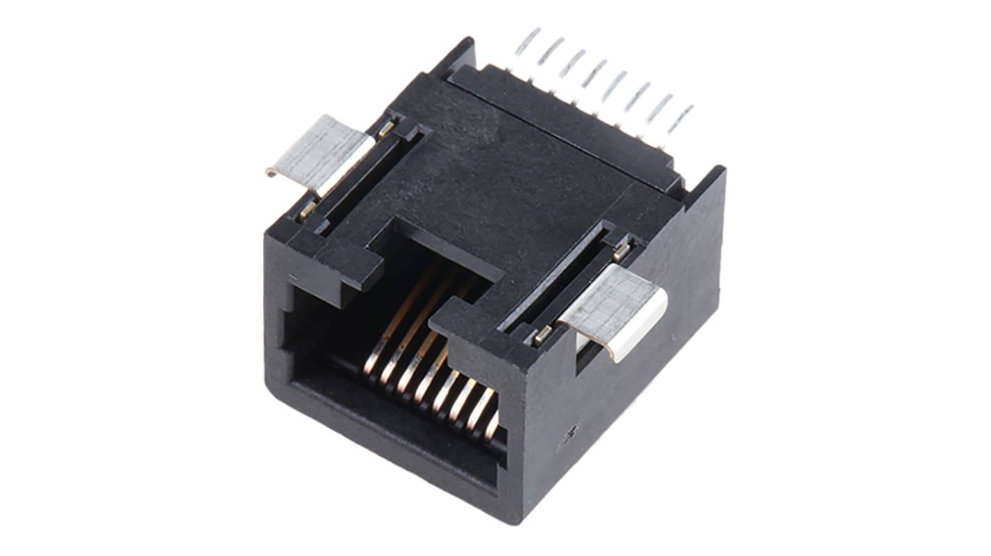 Molex 43743 Series Female RJ45 Connector, Surface Mount, Cat3