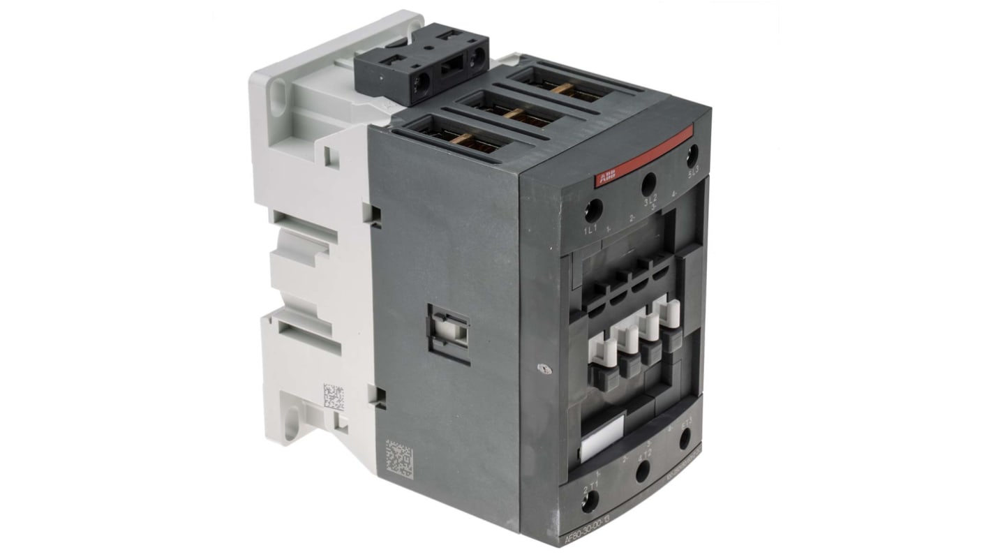 Contattore ABB, serie AF, 3 poli, 3 NA, 125 A, 37 kW, bobina 230 V ca