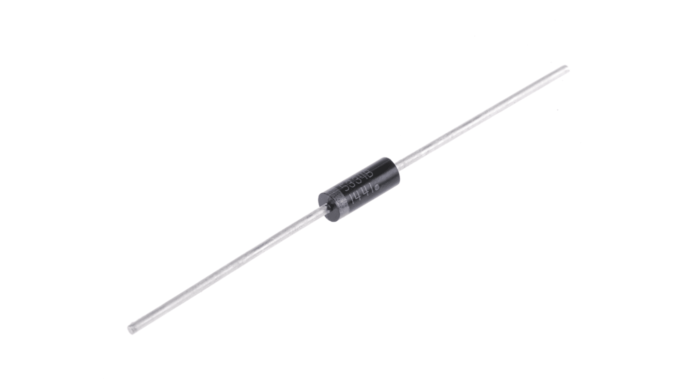 onsemi, 3.6V Zener Diode 5% 5 W Through Hole 2-Pin DO-15