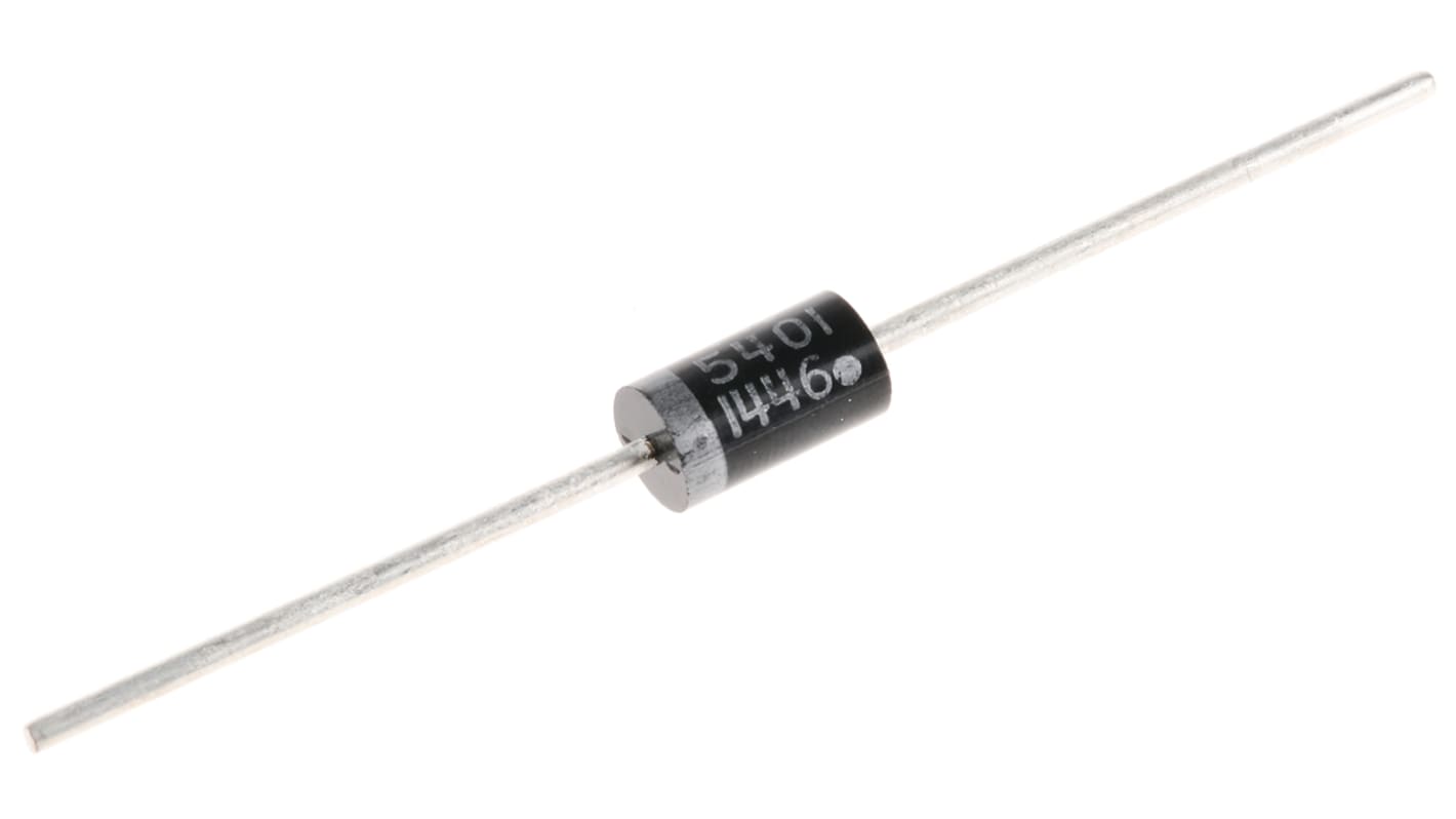 onsemi 100V 3A, Rectifier Diode, 2Pin DO41 1N5401RLG RS