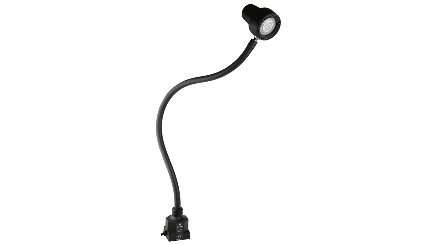 Lampada per macchinari Serious, LED, 24 V, 3 W, braccio Flessibile, estensione max. 500mm