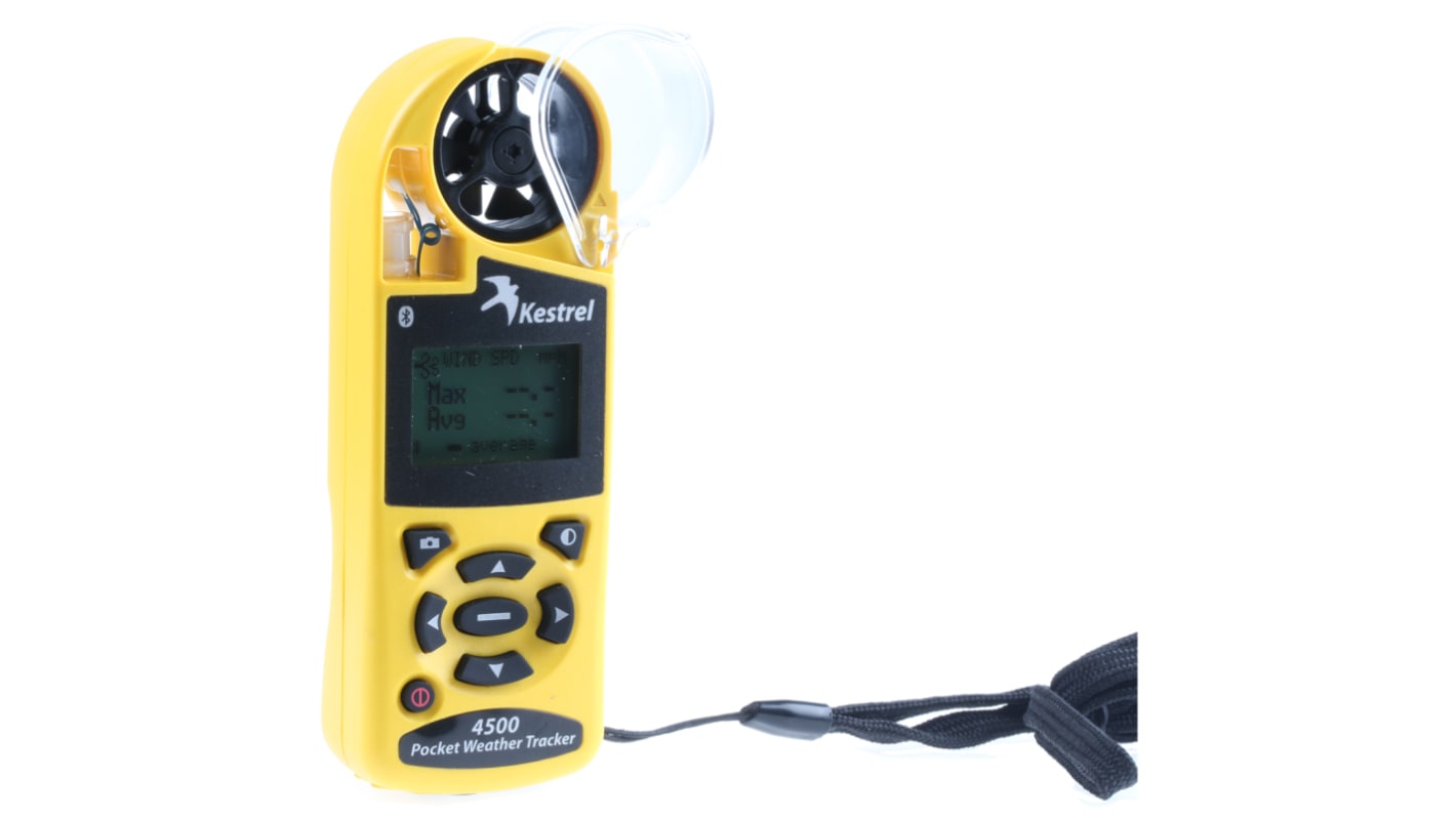 Kestrel 4500 Anemometer bis 40m/s +55°C max.Temp., 0.1m/s, Wettermessgerät, Typ Laufrad