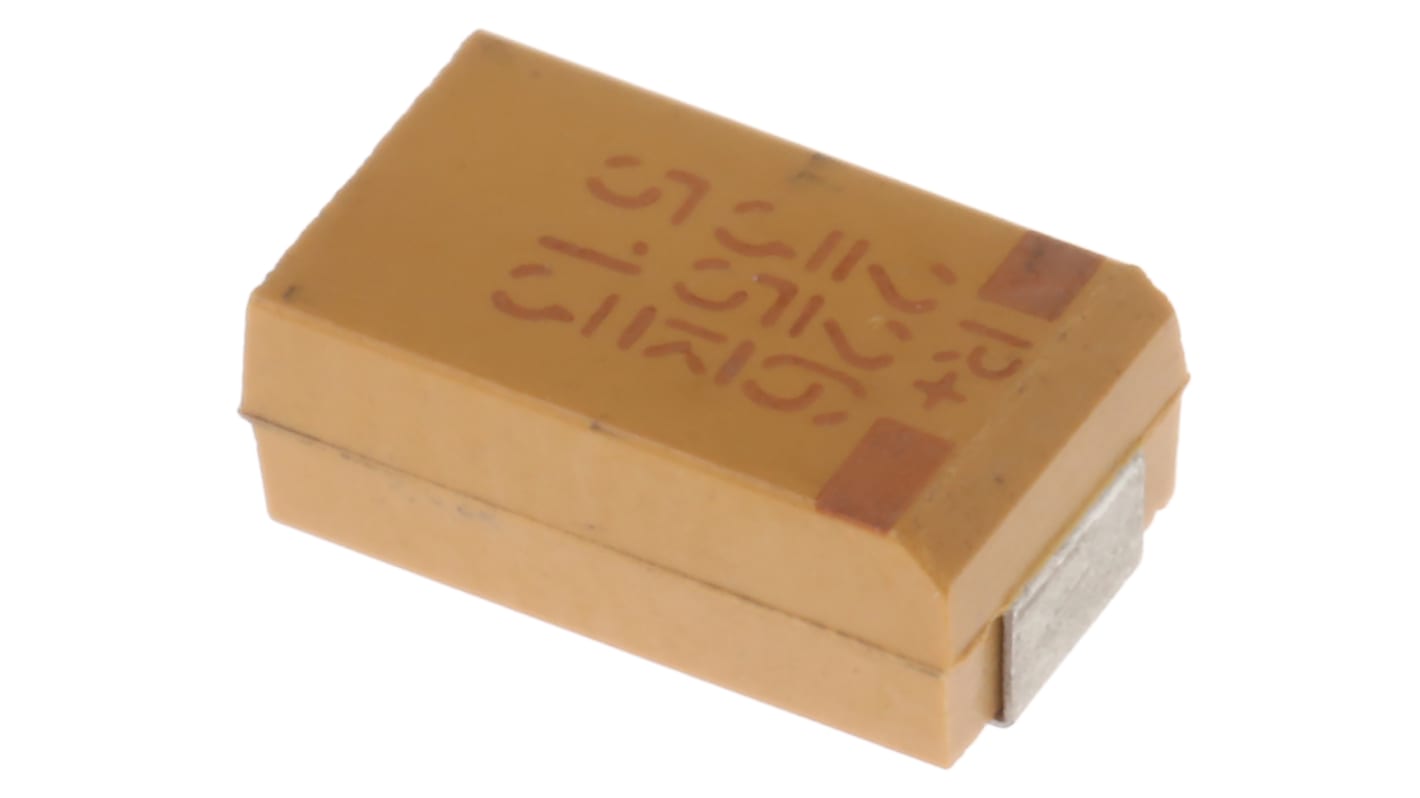 KEMET 22μF MnO2 Tantalum Capacitor 35V dc, T495 Series