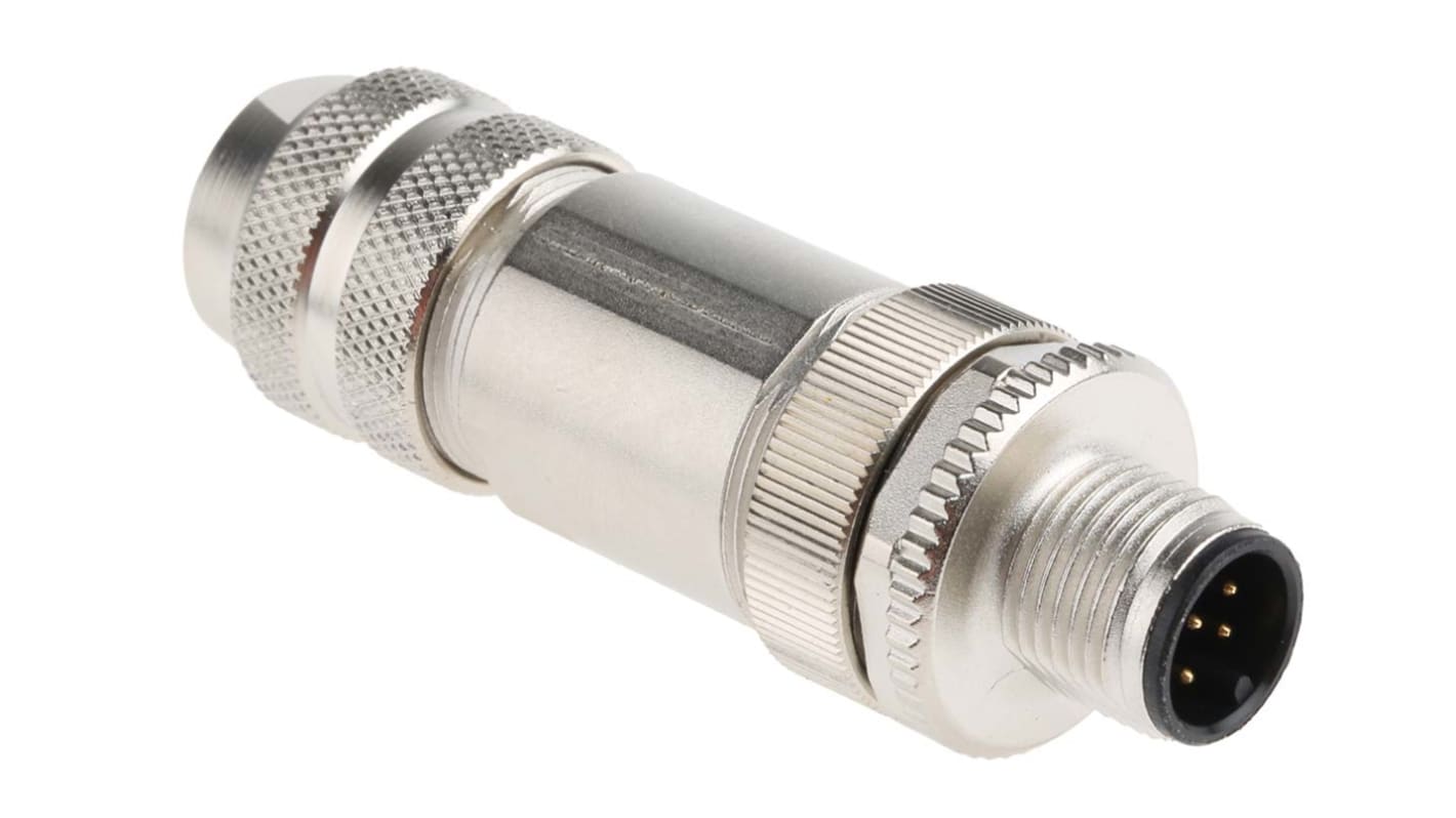 Phoenix Contact Circular Connector, 8 Contacts, Cable Mount, M12 Connector, Plug, Male, IP67, SACC Series