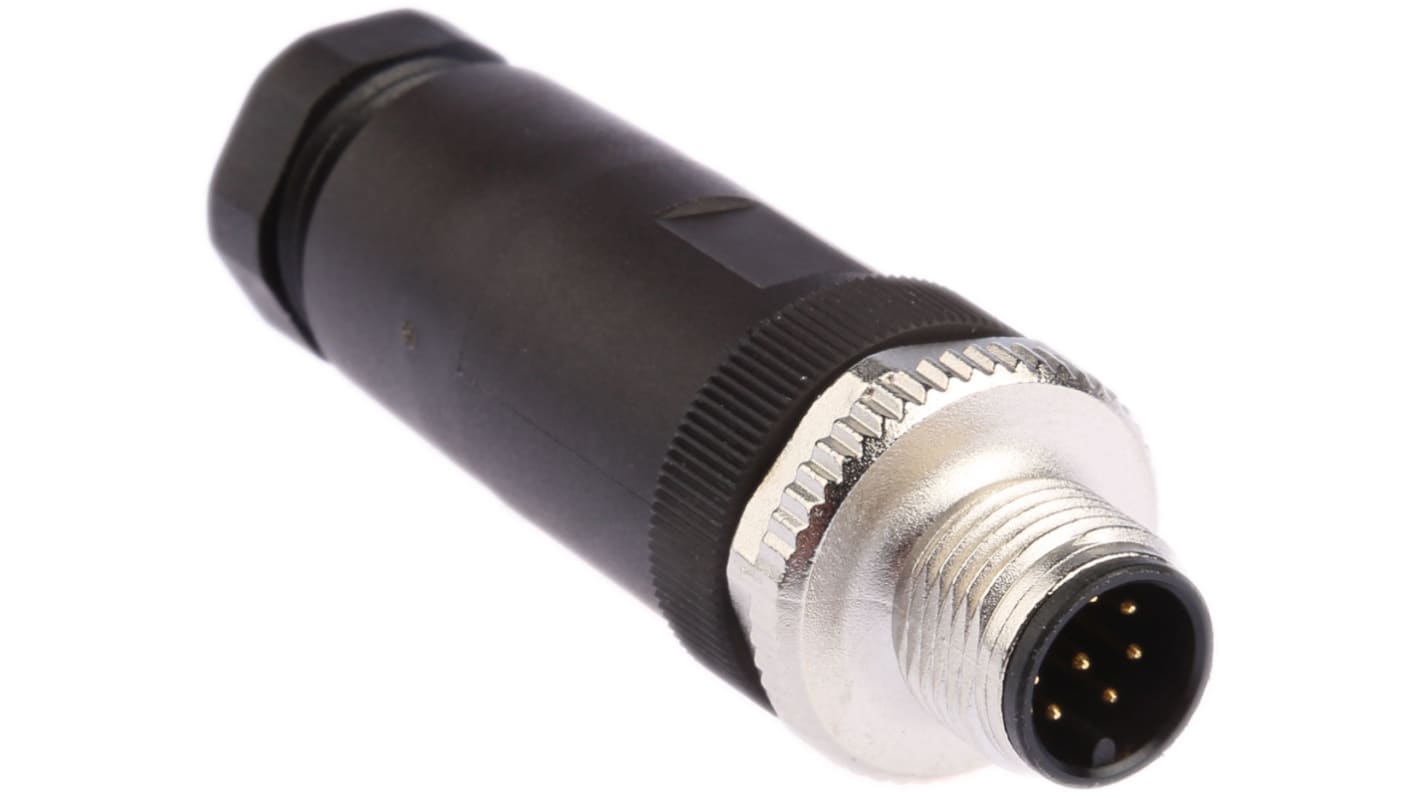 Phoenix Contact Circular Connector, 8 Contacts, Cable Mount, M12 Connector, Plug, Male, IP67, SACC Series