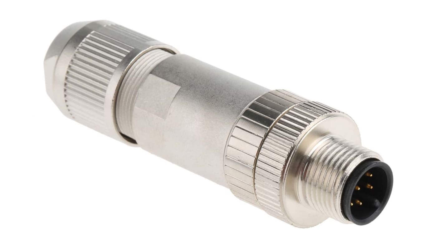 Phoenix Contact Circular Connector, 8 Contacts, Cable Mount, M12 Connector, Plug, Male, IP67, SACC Series