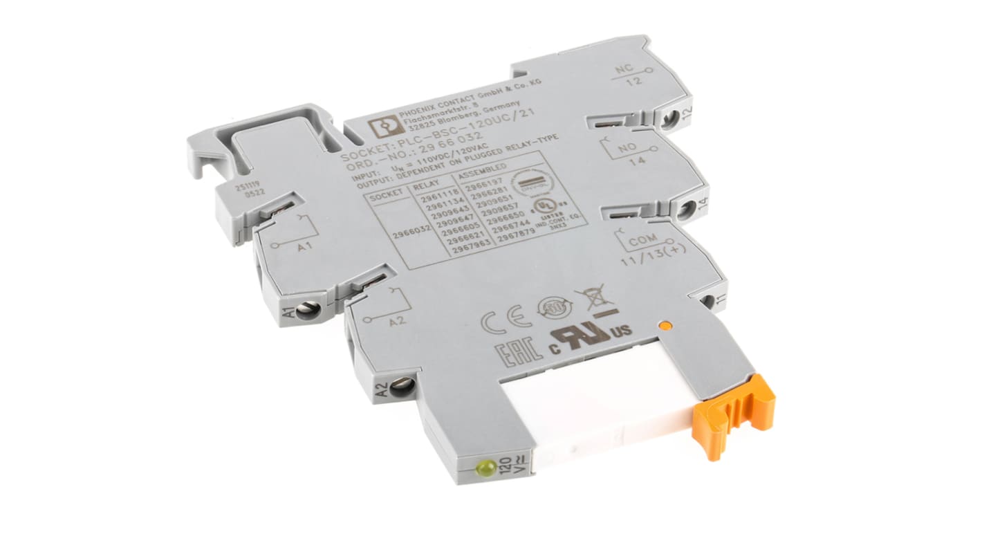 2966197 Phoenix Contact PLCRSC120UC/21 Series Interface Relay