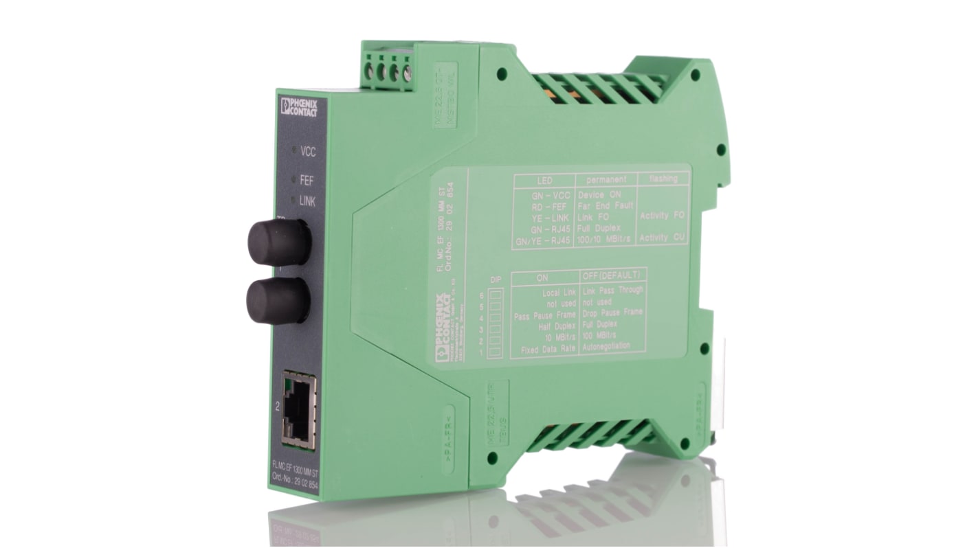 Phoenix Contact 2902854 Fiber Optic Converter RS
