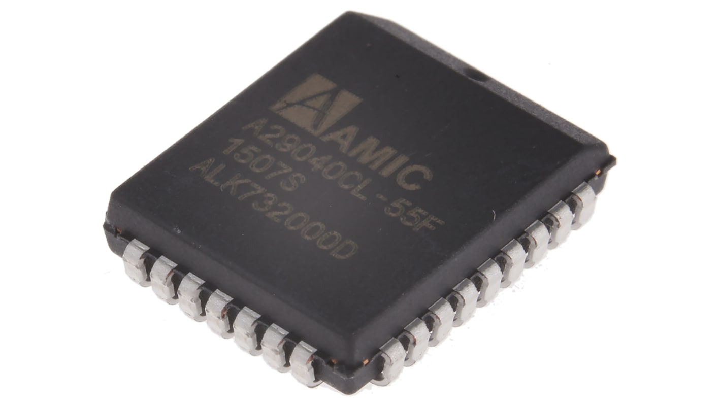 AMIC Technology 4Mbit Flash Memory Chip 32-Pin PLCC, A29040CL-55F