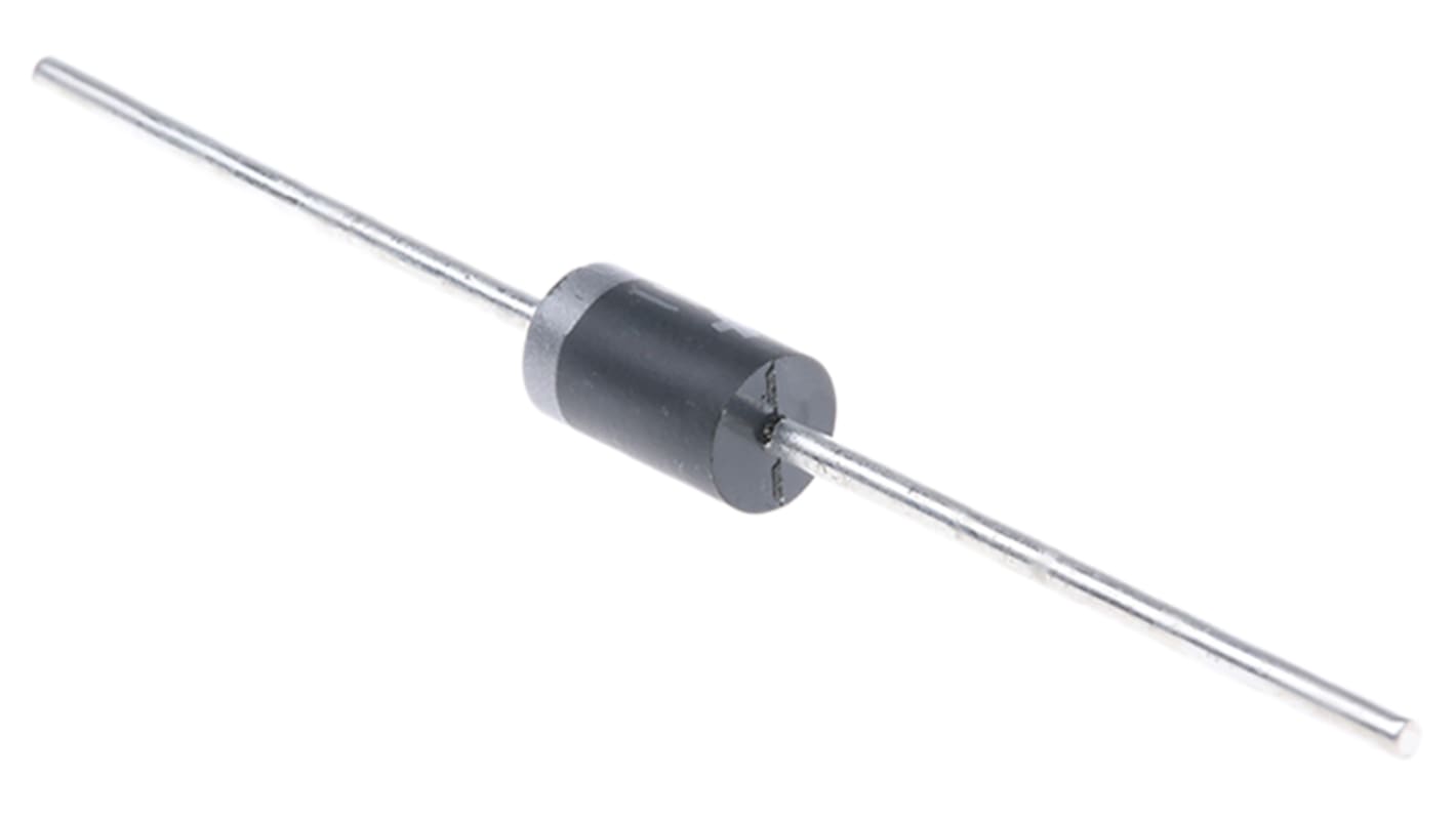 Fairchild 600V 3A, Silicon Junction Diode, 2-Pin DO-201AD 1N5406