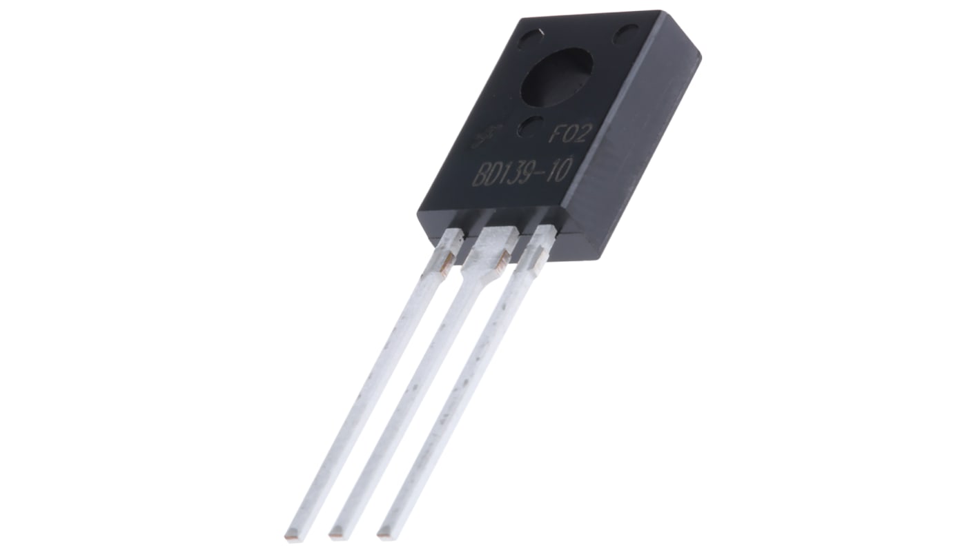 onsemi BD13910STU THT, NPN Transistor 80 V / 1,5 A, TO-126 3-Pin