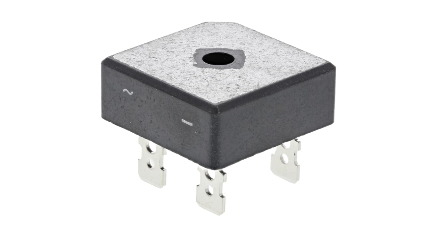 onsemi Bridge Rectifier, 25A, 200V, 4-Pin