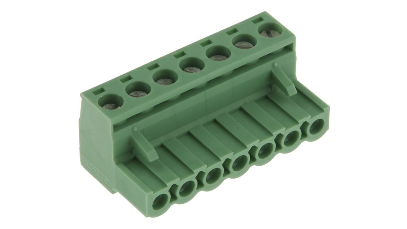 Phoenix Contact 5.08mm Pitch 7 Way Pluggable Terminal Block, Plug, Plug-In, Screw Termination