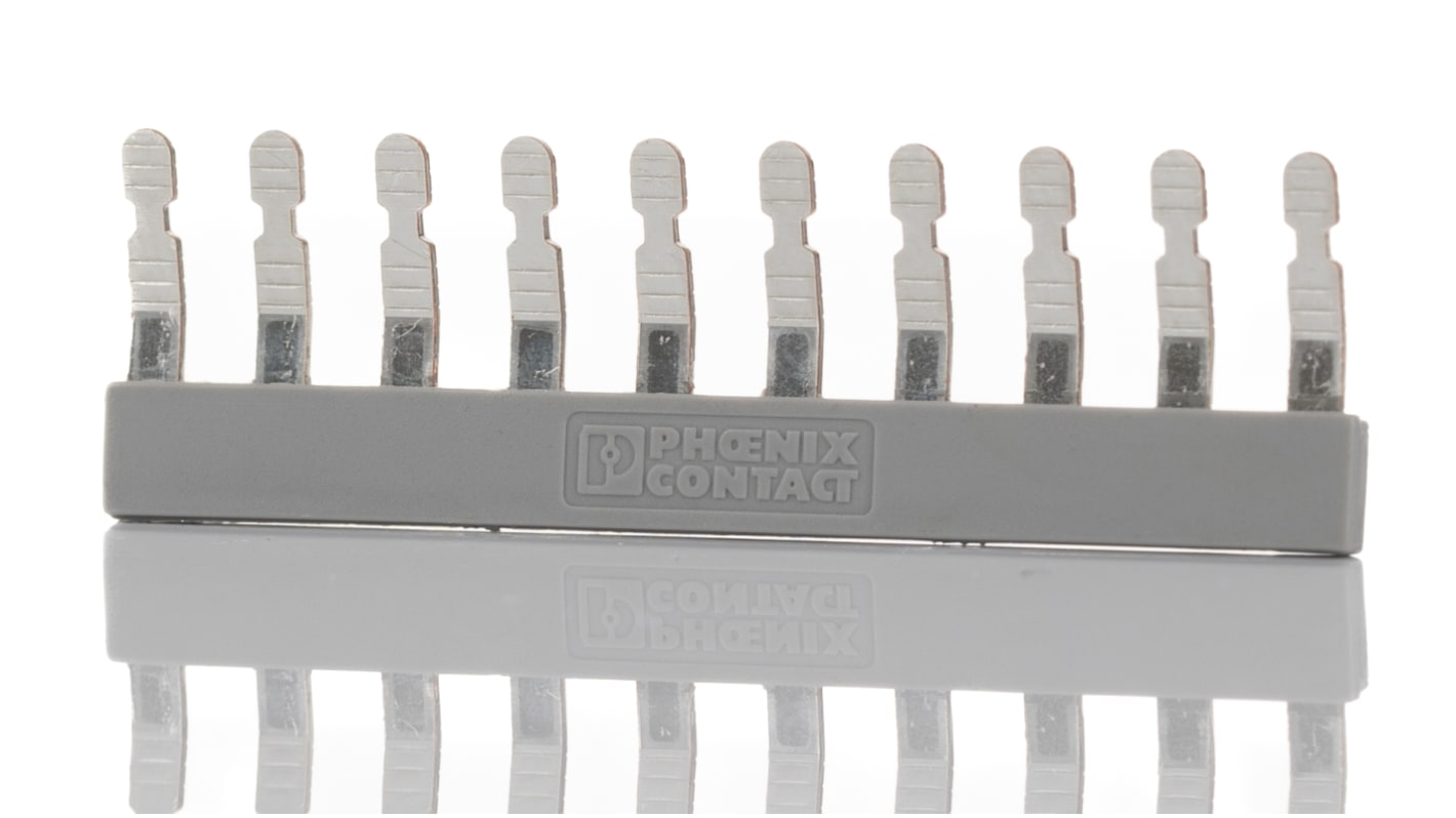 Barrette de jonction Phoenix Contact, série EB 10-5 pour Bloc de jonction modulaire