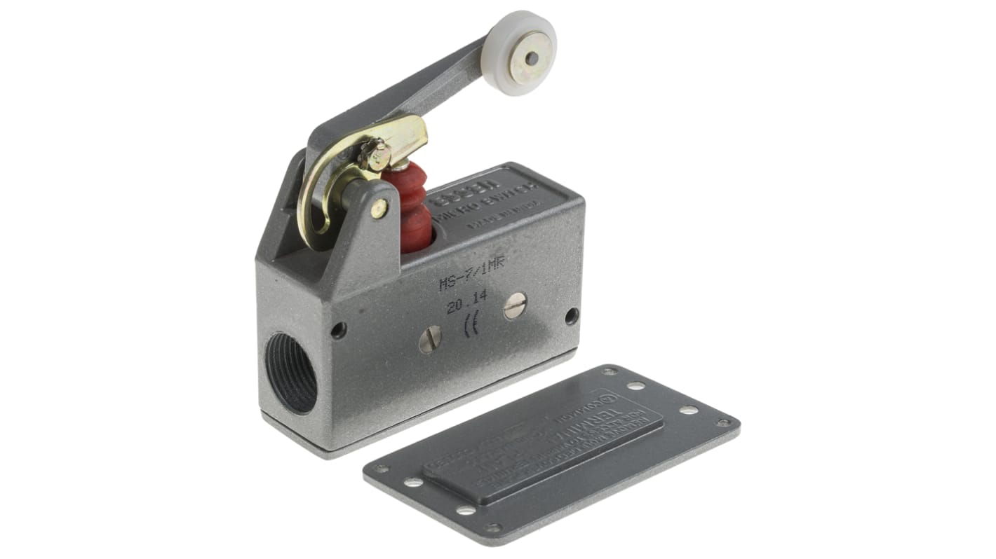 RS PRO Lever Micro Switch, Screw Terminal, 15 A @ 250 V ac, SPST