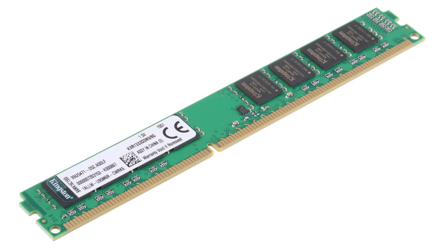 RAM, 8 GB, DDR3, moduł: PC3-10600, gniazdo: DIMM, 1.5V