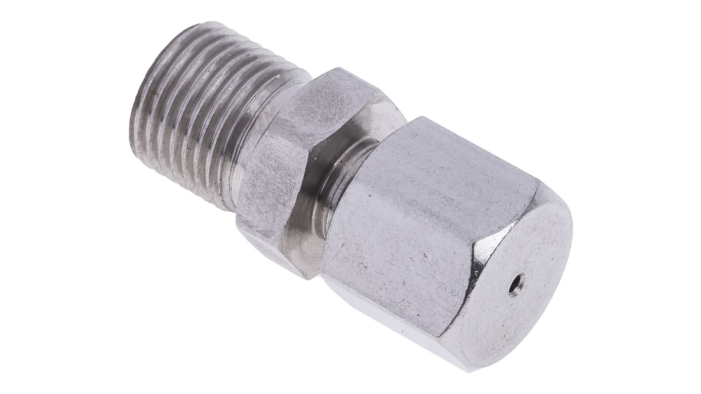 RS PRO Thermocouple Compression Fitting for Use with Thermocouple, 1/8 BSP, 1mm Probe, RoHS Compliant Standard