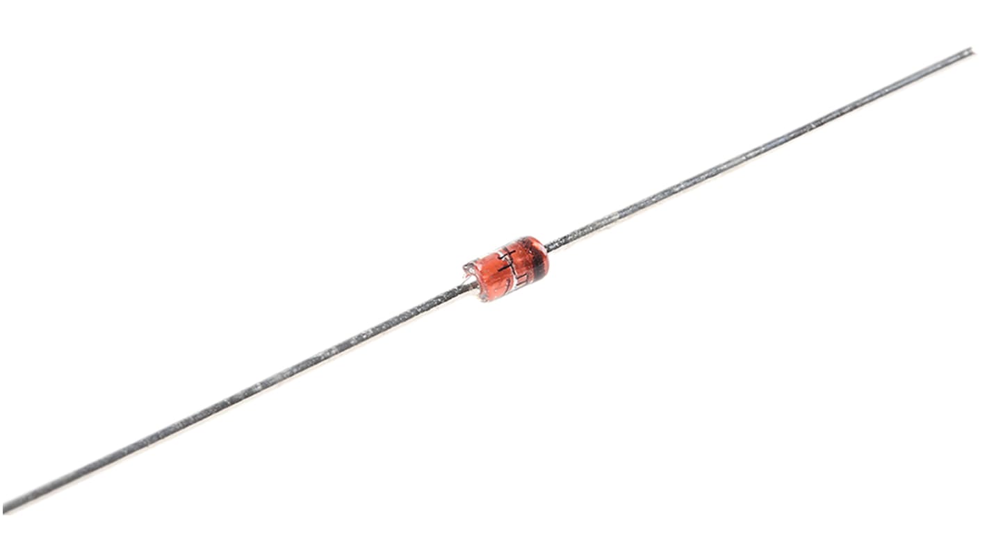 onsemi, 7.5V Zener Diode 5% 1 W Through Hole 2-Pin DO-41