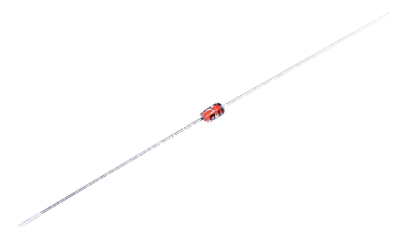 onsemi, 5.1V Zener Diode 5% 500 mW Through Hole 2-Pin DO-35