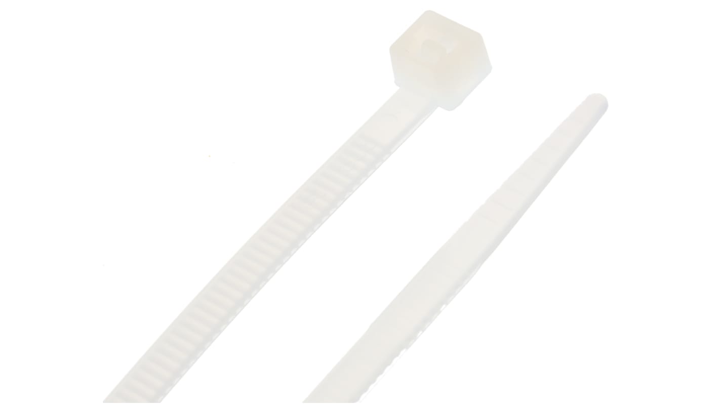 Phoenix Contact Cable Tie, 290mm x 4.8 mm, Natural Nylon, Pk-100