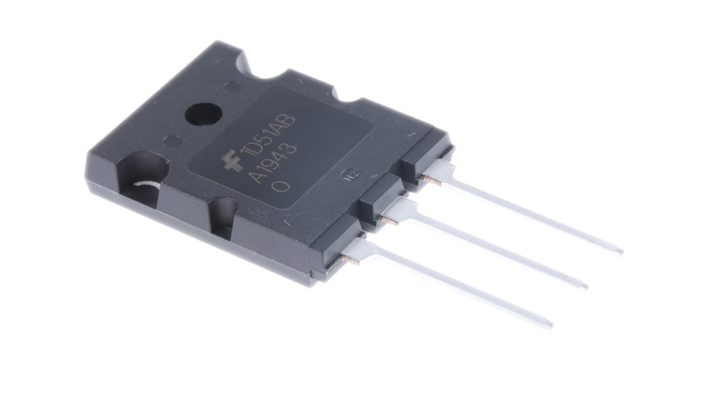 onsemi 2SA1943OTU THT, PNP Transistor -250 V / -17 A 30 MHz, TO-264 3-Pin