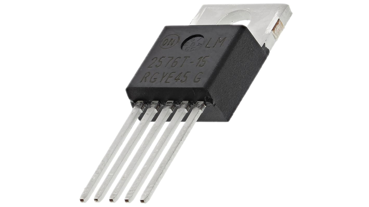 onsemi, LM2576T-15G Step-Down Switching Regulator, 1-Channel 3A 5-Pin, TO-220