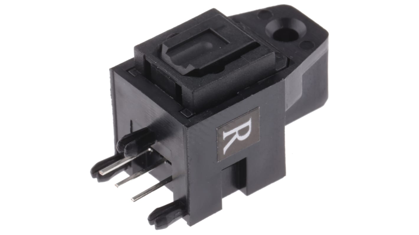 Conector de fibra óptica Jack RS PRO, de color Negro, Toslink