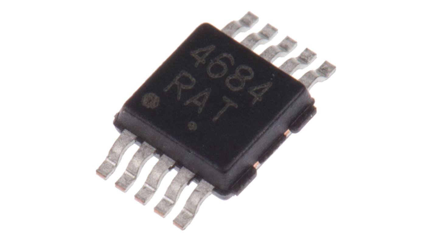 onsemi NLAS4684MR2G Analogue Switch Dual SPDT 1.8 to 5.5 V, 10Pin MSOP