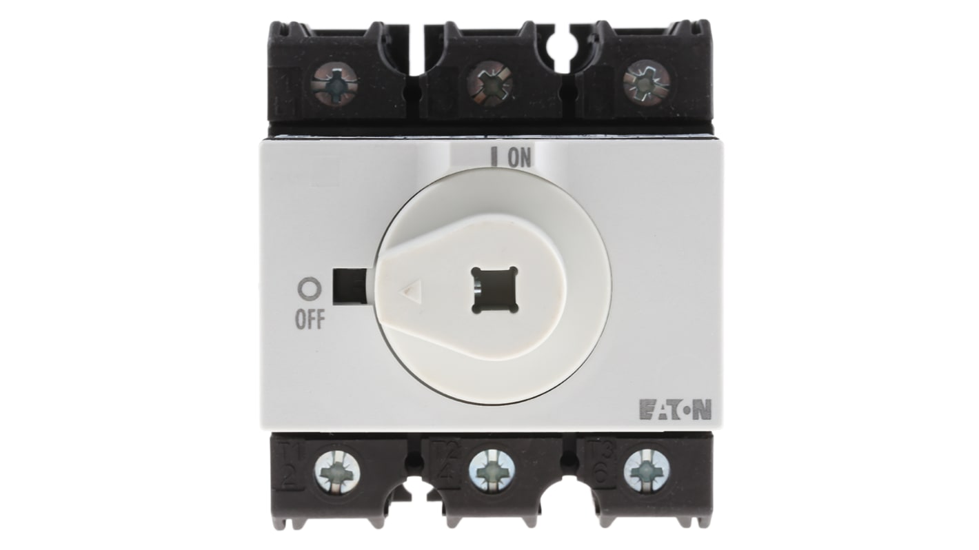 Eaton 3P Pole Isolator Switch - 63A Maximum Current, 30kW Power Rating, IP65