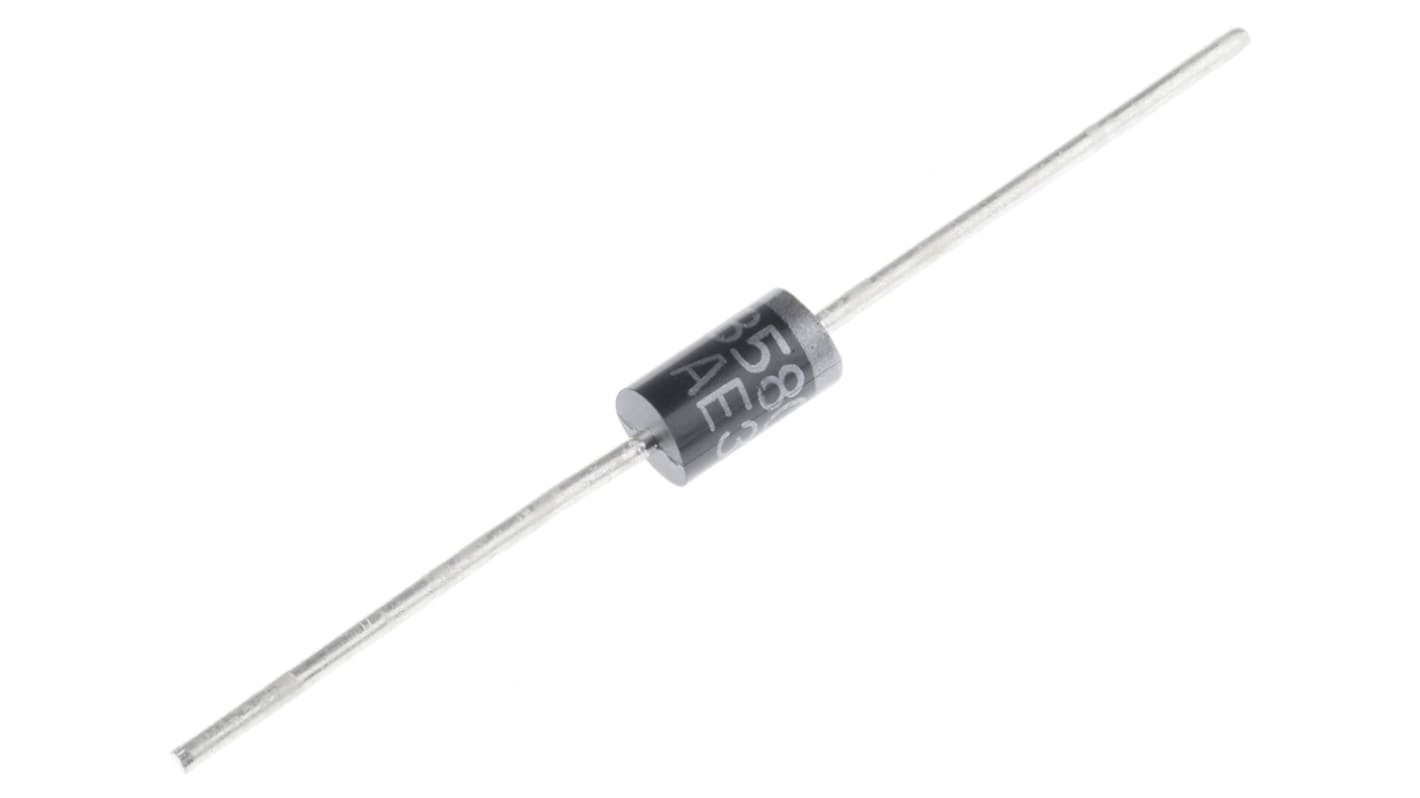 onsemi 80V 5A, Schottky Diode, 2-Pin DO-201AD SB580